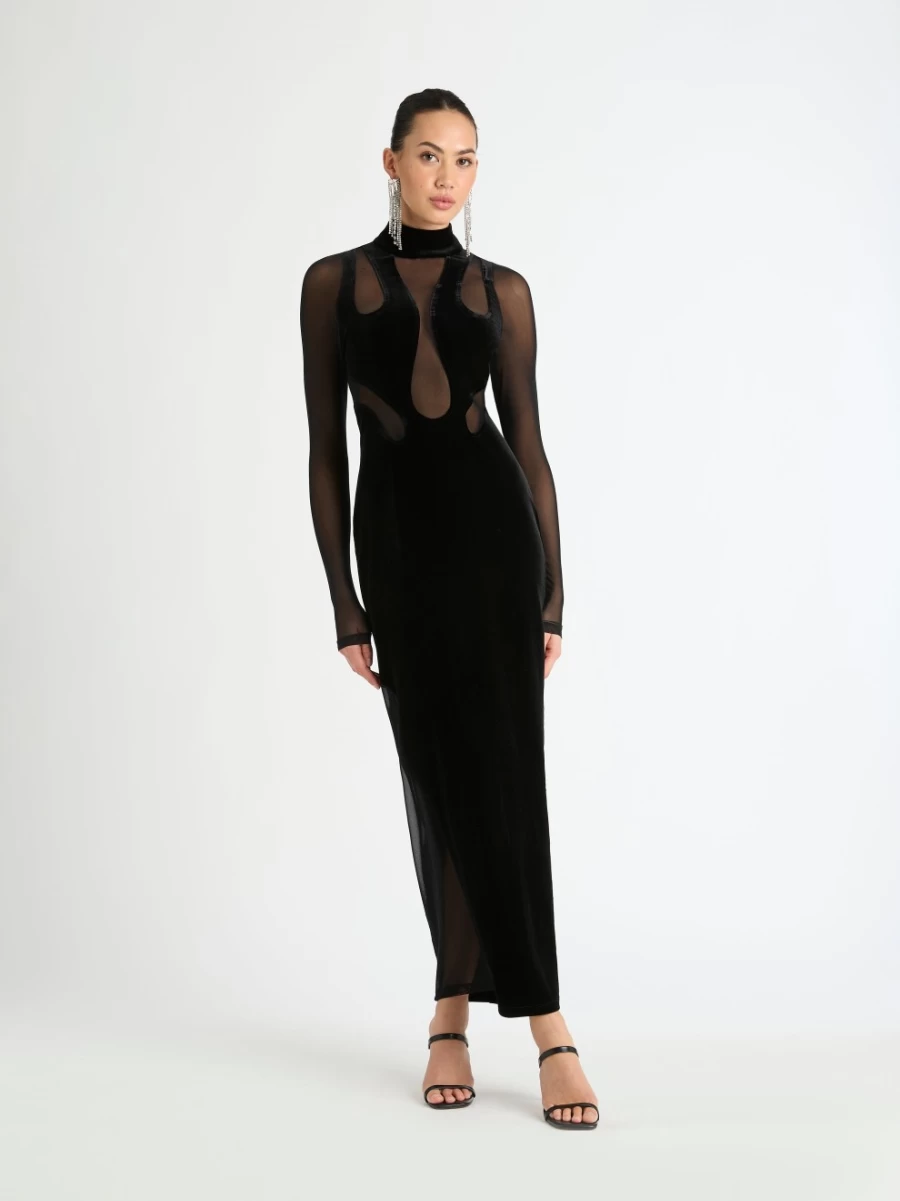 SHEIKE Women's Medusa Maxi Dress - Elegant Long Flowy Summer Dress