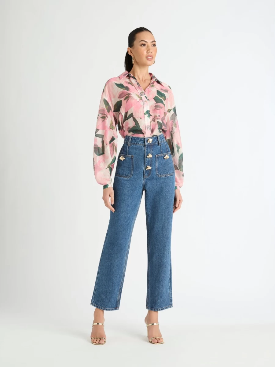 SHEIKE Women's Betsy Floral Shirt - Stylish Blouse for Women
